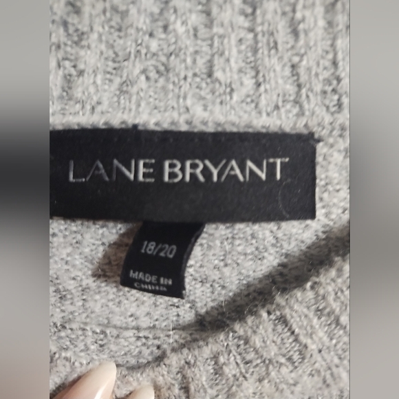 Lane Bryant mohair blend knit and metallic Sparkle Sweater Tunic sz 18/20 - Picture 3 of 6